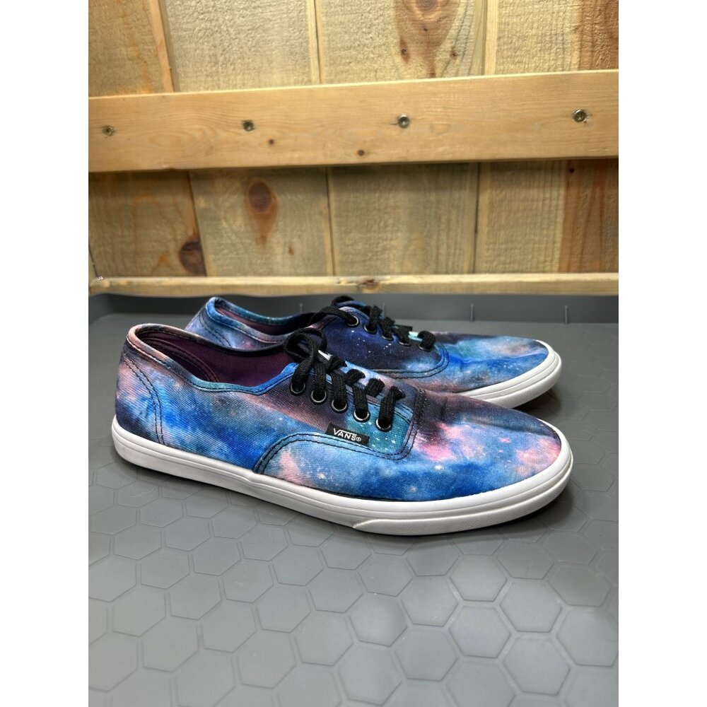 Vans Galaxy Print Canvas Sneakers - Mens 5 / Womens 6.5 Blue Purple